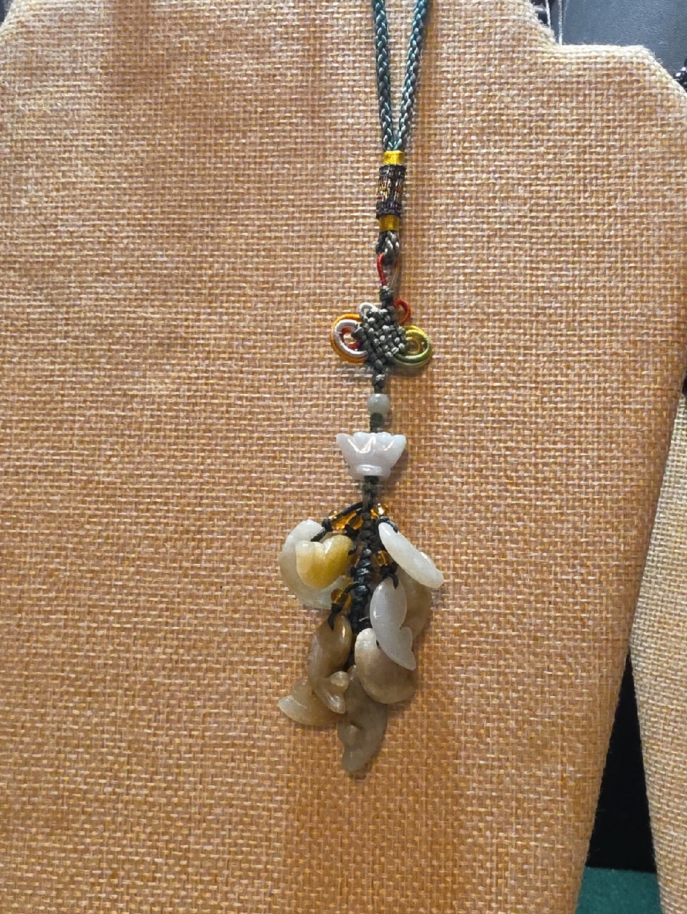Elegant Multi-Tone Jade Tassel - Women Jewelry